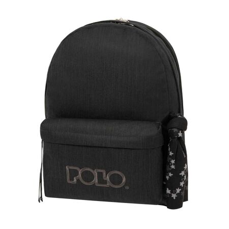 Polo Original Double Scarf Backpack 901235-5001 Σχολική Τσάντα Πλάτης Γυμνασίου – Λυκείου