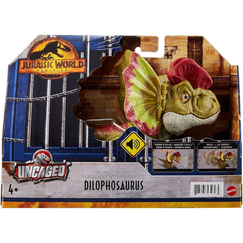 Mattel - Jurassic World 3 Uncaged Rowdy Roars Dilophosaurus