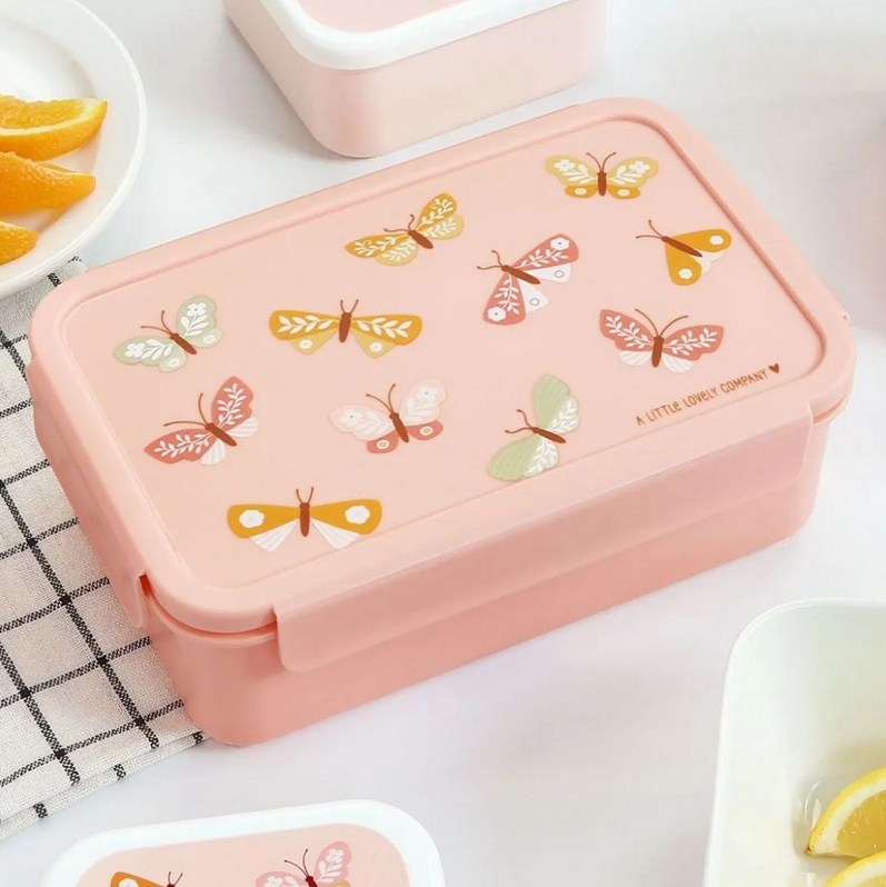 A little lovely company Δοχείο φαγητού Bento Lunch box Butterflies BBBUPI67