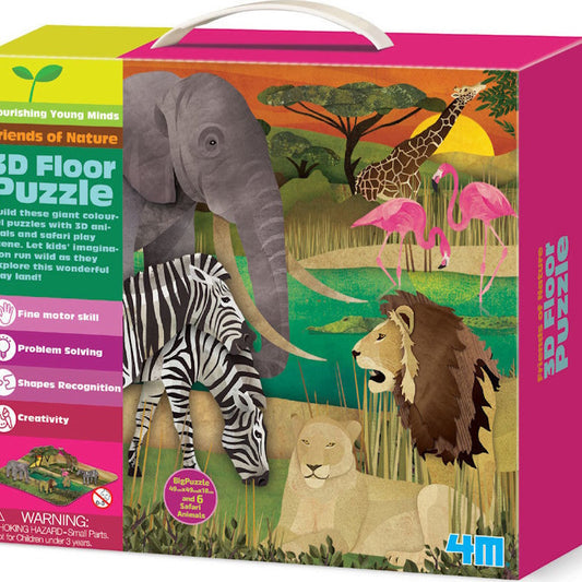 4M Toys 3D Παζλ Δαπέδου - Σαφάρι