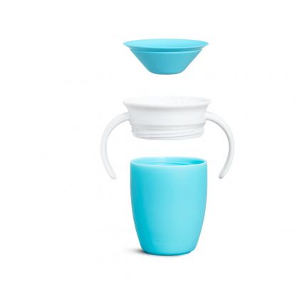 Munchkin εκπαιδευτικό κύπελλο Miracle 360° Trainer Cup 207ml  Μπλε 12271