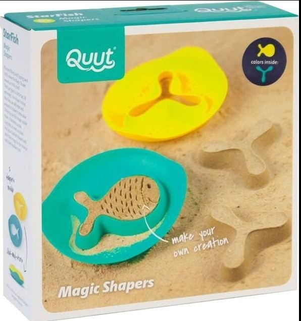 Quut Σετ 2 Μαγικά Σχήματα για την Άμμο Starfish  QU170518