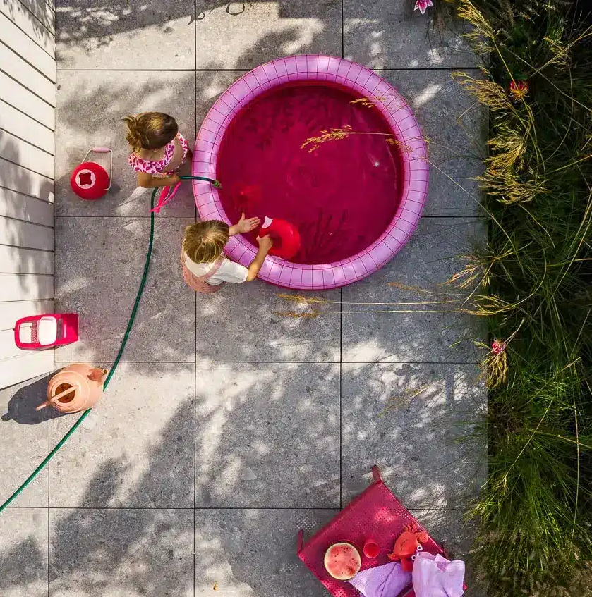 Quut Φουσκωτή πισίνα Dippy Cherry (ροζ) (120 cm) QU172697