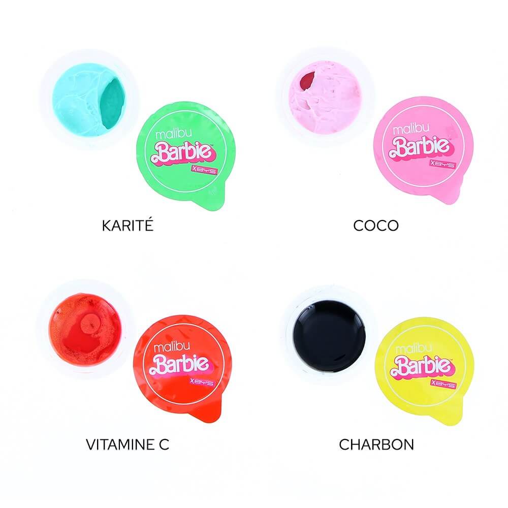 Face Masks Set x4, 10ml *Barbie Malibu* | BYS