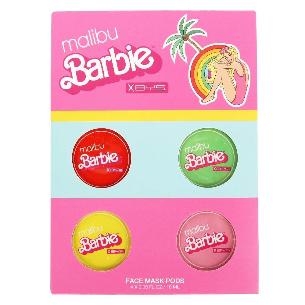 Face Masks Set x4, 10ml *Barbie Malibu* | BYS