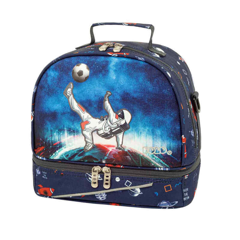 Polo Τσαντάκι Φαγητού Ισοθερμικό Kids Fun Space Football [907038-8184]