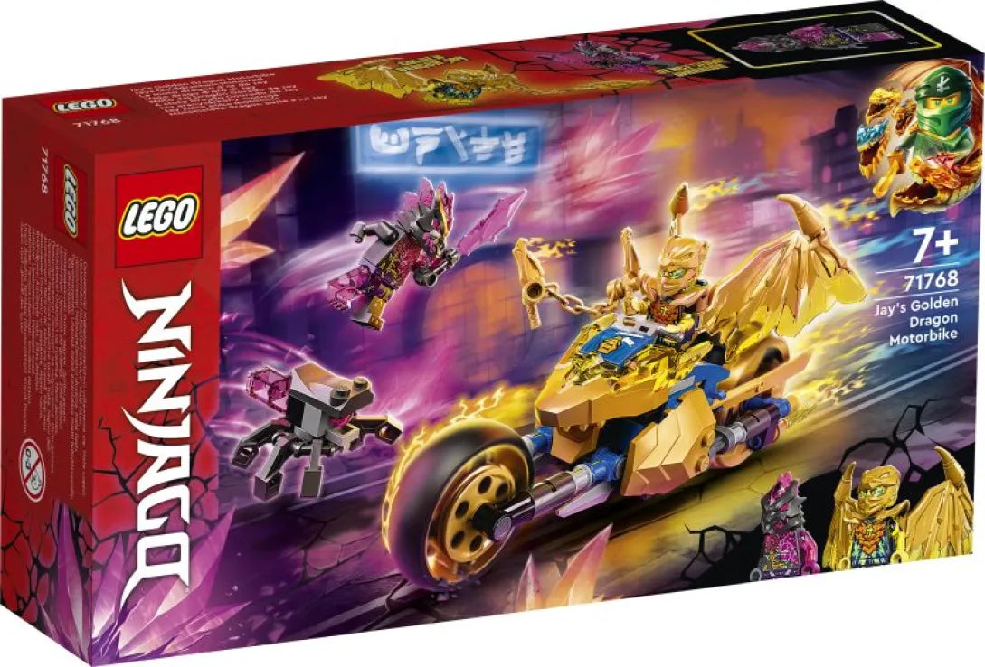 LEGO Ninjago Jay’s Golden Dragon Motorbike (71768)