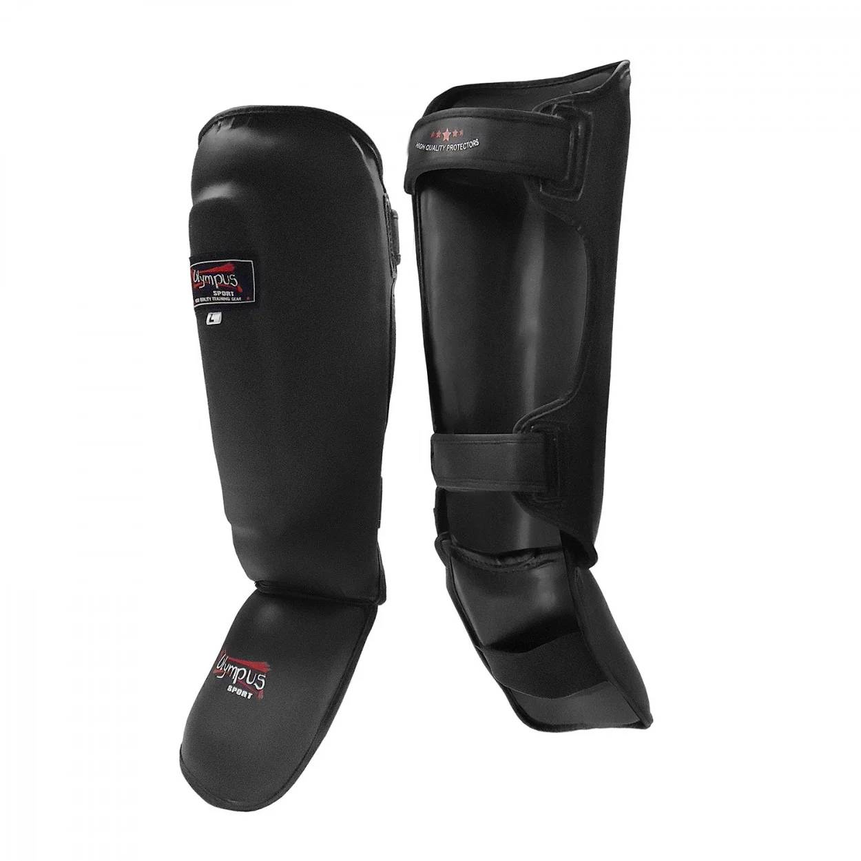 Επικαλαμίδες Κουτουπιέ Olympus LOW KICK pvc Ενισχυμένες, Μαύρες