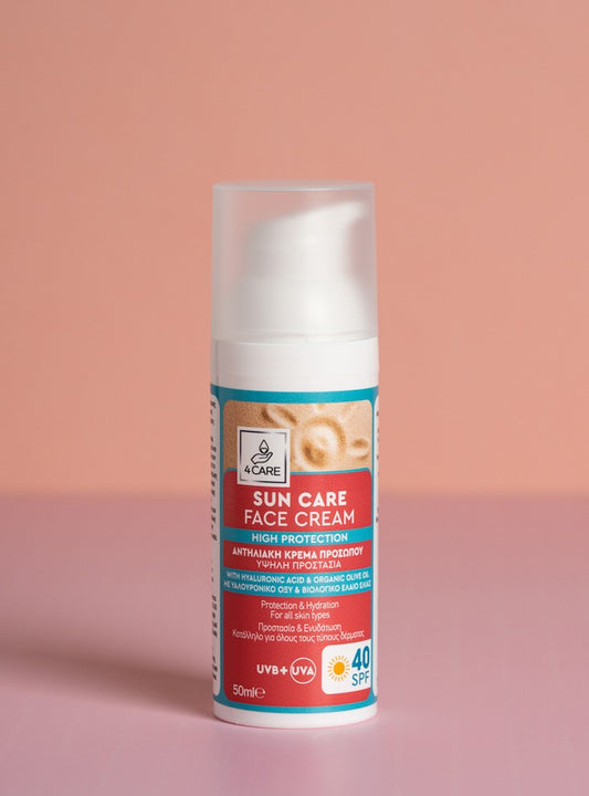 4care Αντηλιακή Κρέμα Προσώπου 40SPF 4care