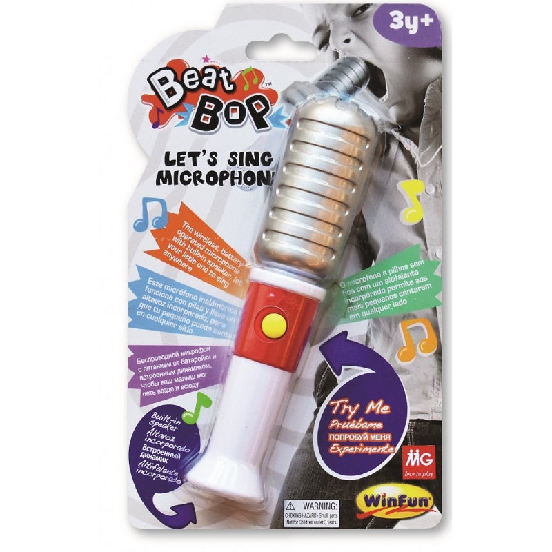BEAT BOP LETS SING MICROPHONE Ν 410099