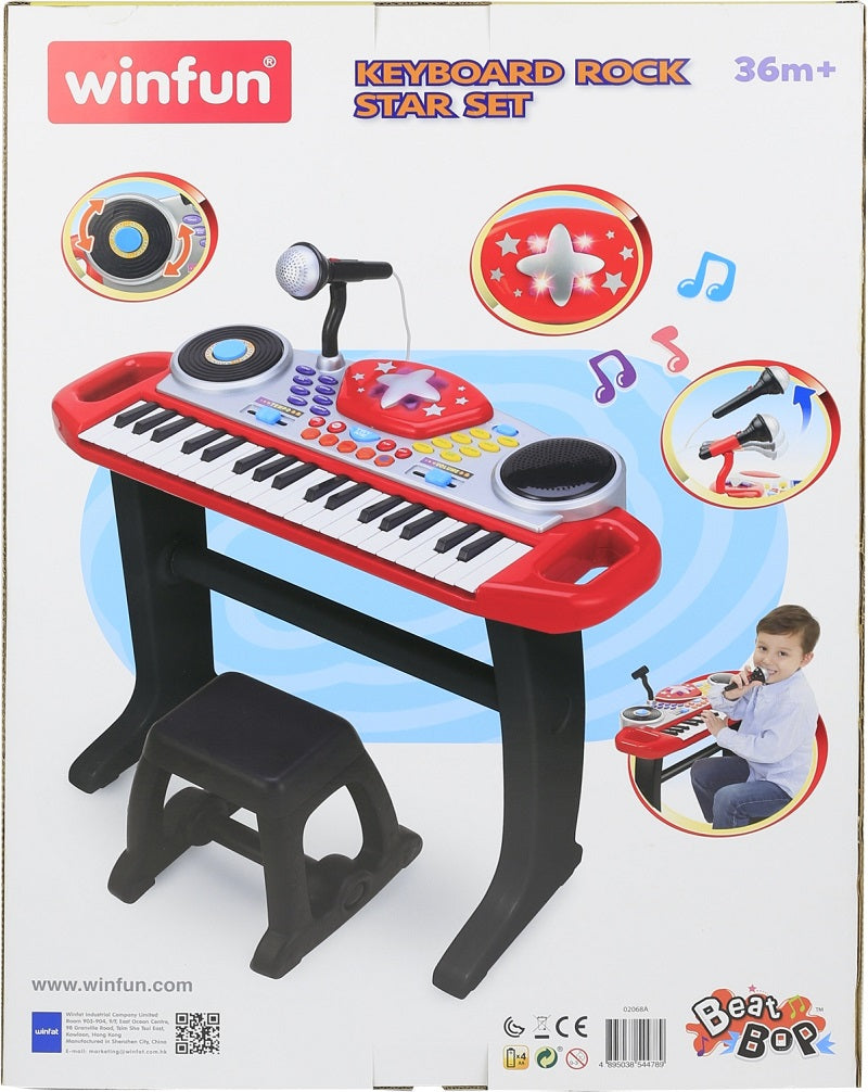 Αρμόνιο Σετ Keyboard Rock Star Set (2068A-NL)
