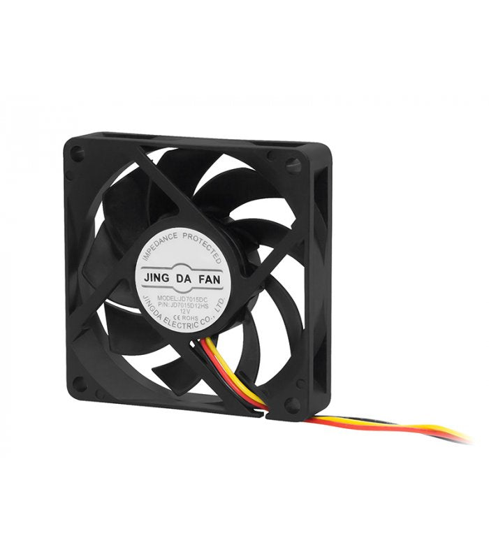 ΑΝΕΜΙΣΤΗΡΑΣ 12V 70x70x15mm ΜΕ 3 ΚΑΛΩΔΙΑ