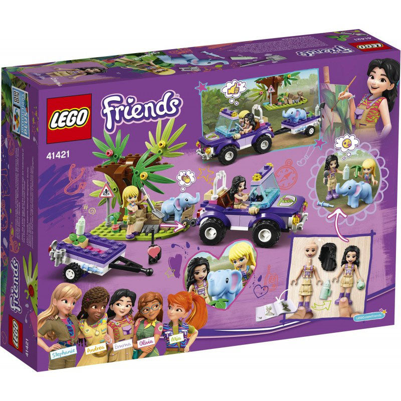 LEGO Friends Διάσωση Μωρού Ελέφαντα Στη Ζούγκλα 41421