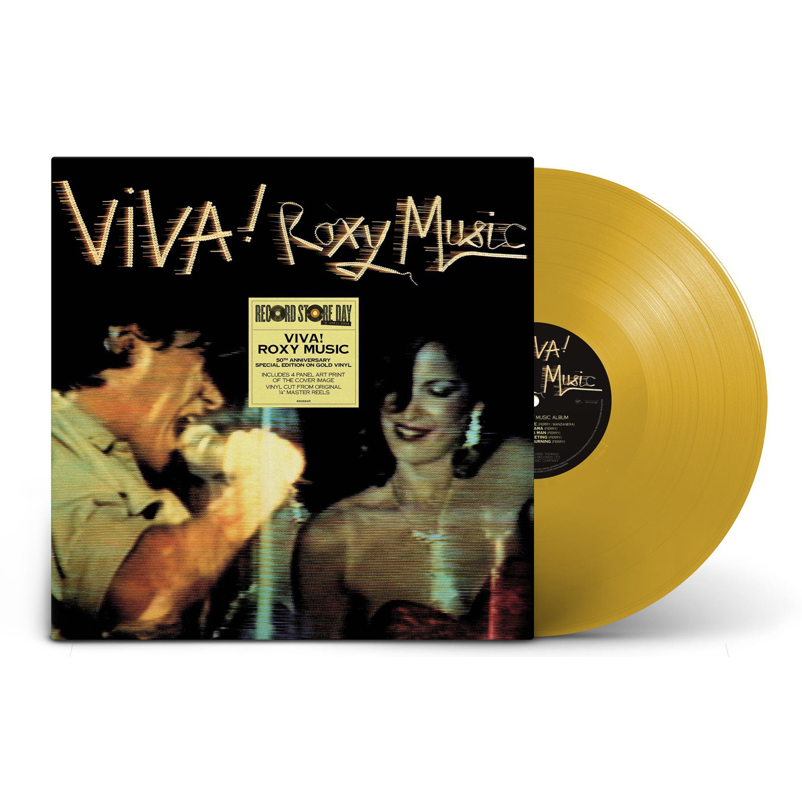 Viva ! Roxy Music (Gold Vinyl)