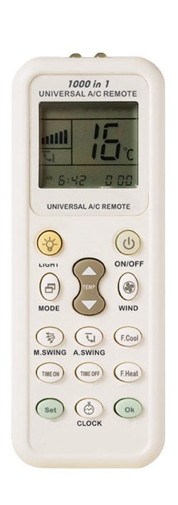 ΤΗΛΕΧΕΙΡΙΣΤΗΡΙΟ AIR CONDITION ME 1000 ΚΩΔΙΚΟΥΣ