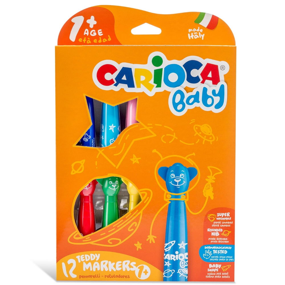 TEDDY CRAYONS 1+ ΕΤΩΝ 12  ΧΡΩΜΑΤΩΝ
