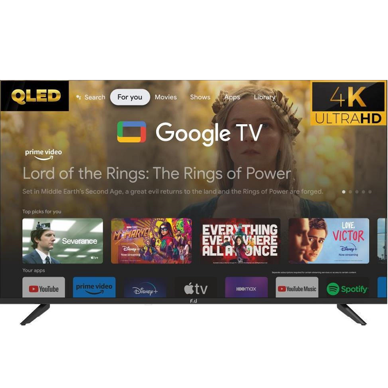 ΤΗΛΕΟΡΑΣΗ F&U QLED 43" Google 4K ULTRA HD FLG43145QL