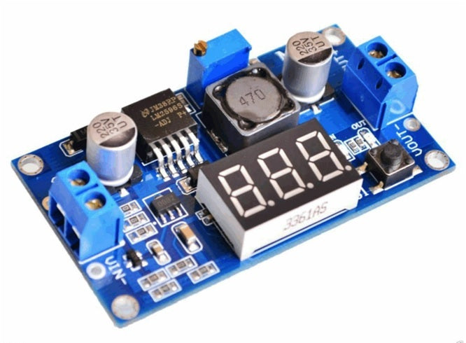 STEP UP MODULE MΕ ΟΘΟΝΗ ΕΝΔΕΙΞΗΣ ΙΝ 2-32V OUT 5-35V 2A