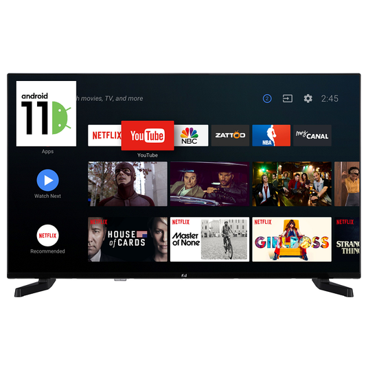 ΤΗΛΕΟΡΑΣΗ F&U LED 43" Android FLA4329H FULL HD