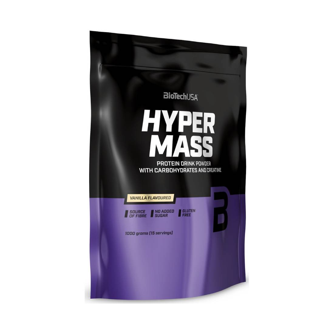 Biotech USA Hyper Mass Drink Powder With Carbohydrates & Creatine Χωρίς Γλουτένη 1kg Vanilla