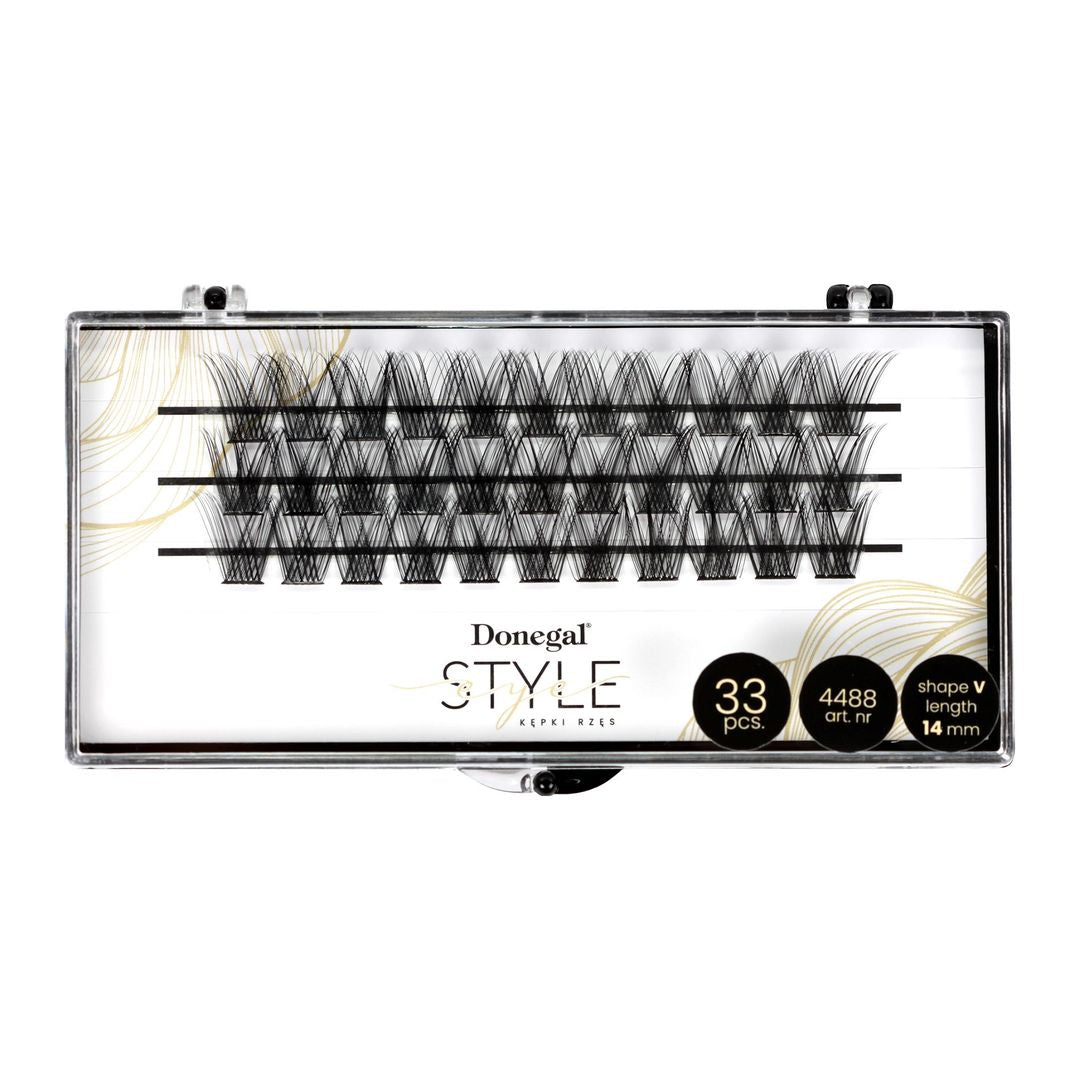 Donegal | V-Eye Style False Eyelashes (14mm) | D4488