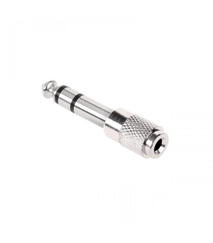 6.3mm STEREO ΑΡΣΕΝΙΚΟ - 3.5mm STEREO ΘΗΛΥΚΟ ΑΝΤΑΠΤΟΡΑΣ NIKEL