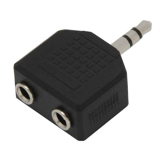 3.5mm STEREO ΑΡΣΕΝΙΚΟ - 2x3.5mm STΕREO ΘΗΛΥΚΟ ΑΝΤΑΠΤΟΡΑΣ