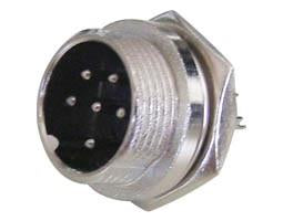 6pin ΦΙΣ ΜΙΚΡΟΦΩΝΙΚΟ ΑΡΣΕΝΙΚΟ ΣΑΣΙ GX16
