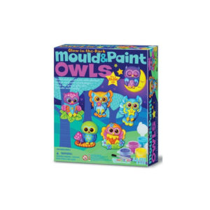 4M Κουκουβάγιες Φωσφορούχα Μαγνητάκια/Καρφίτσα-Κατασκευή 4654