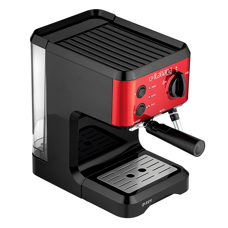 ΜΗΧΑΝΗ ESPRESSO Gruppe ITALIANA PLUS CM4677E-GS RED