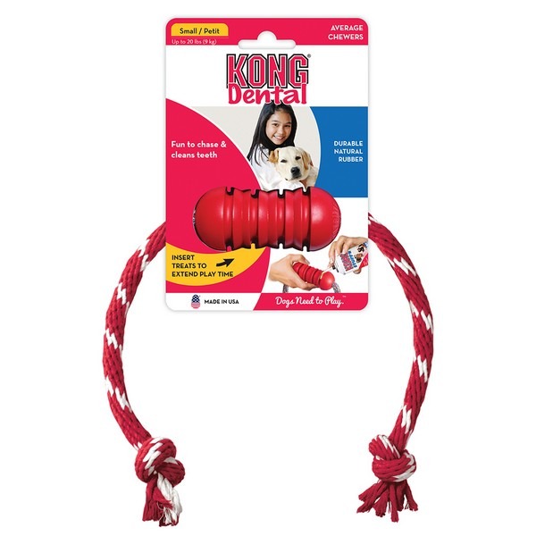 Kong Dental με Σχοινί - Medium +Δώρο Λιχουδιές