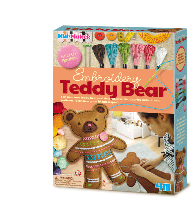 4M Κατασκευή Κέντημα Αρκουδάκι 4724