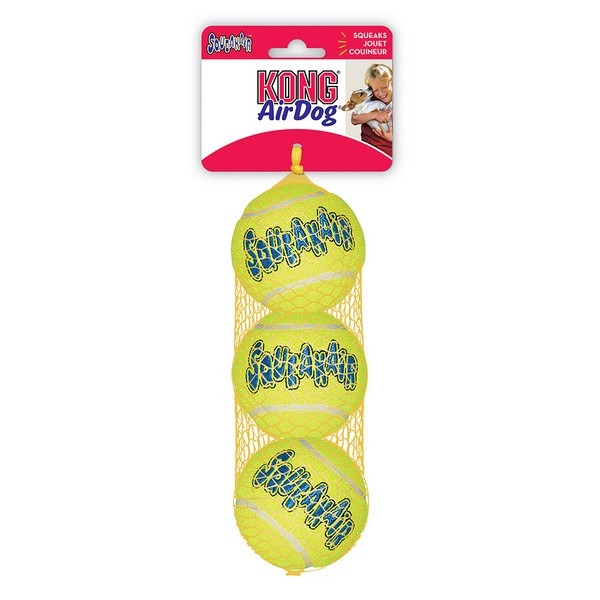 Kong Air Squeaker Tennis Ball - Medium 3τμχ.