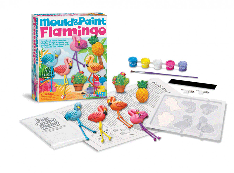 4M Κατασκευή Φλαμίνγκο Μαγνητάκια/Καρφίτσα 4736