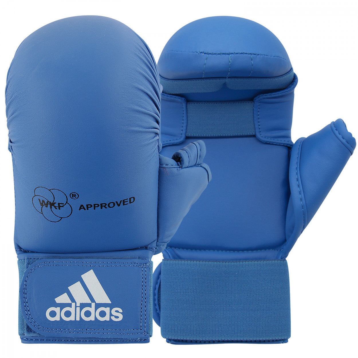Καράτε Γάντια adidas Προστασία Αντίχειρα WKF Εγκεκριμένα Μπλε