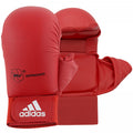 Καράτε Γάντια adidas Προστασία Αντίχειρα WKF Εγκεκριμένα Κόκκινο