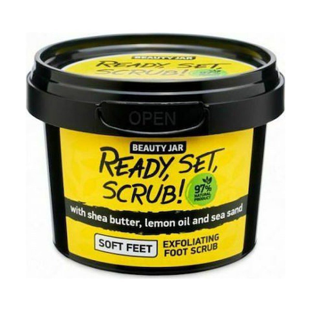 Beauty Jar “READY, SET, SCRUB!” Scrub πόδιων, 135ml