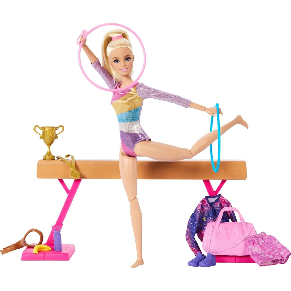 Mattel Barbie Gymnastics Αθλήτρια Ενόργανης Γυμναστικής (HRG52)