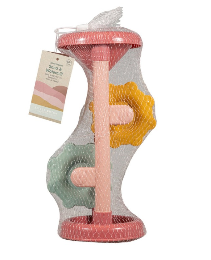 Little Dutch Παιχνίδι παραλίας - Μύλος άμμου Pink LD2012598