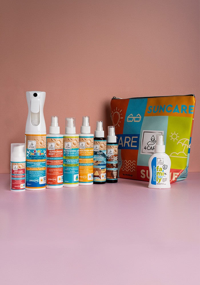 4CARE Summer Family Package + ΔΩΡΟ ΤΣΑΝΤΑΚΙ + Αντικουνουπικό Family