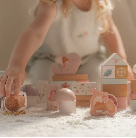 Little Dutch Σετ ξύλινα τουβλάκια Fairy Garden FSC  LD7345