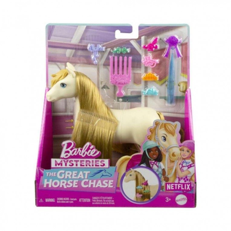 Barbie Mysteries The Great Horse Chase Πόνυ – 2 Σχέδια (HXJ29)