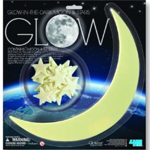 Φωσφορούχα Αστέρια και Φεγγάρι Glow In The Dark 3ετών+ 4M0031 4M