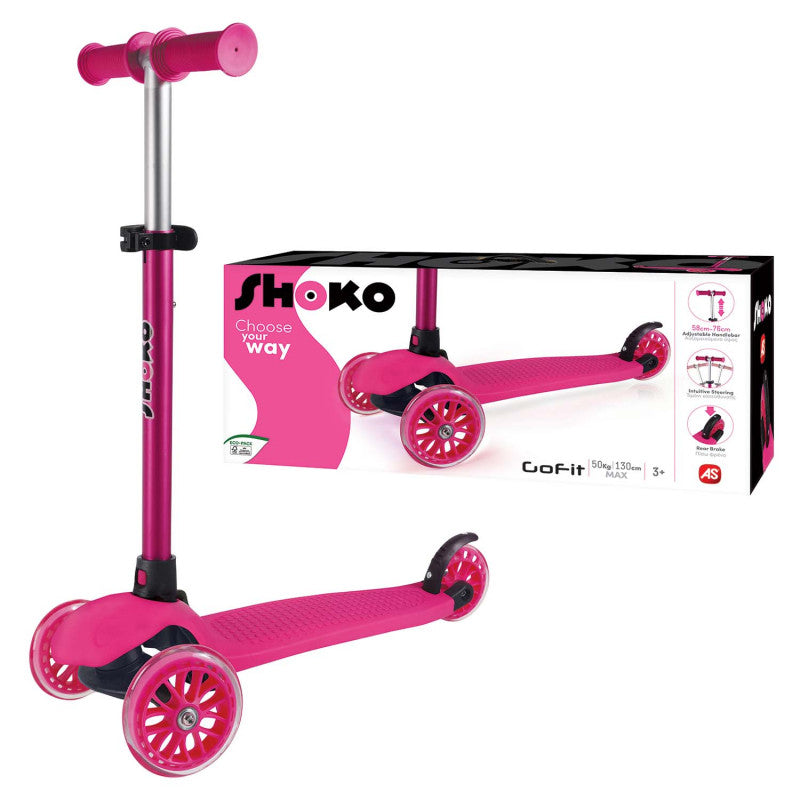 AS Company – Shoko Scooter Twist & Roll Go Fit Ροζ 5004-50515 (5004-50515)