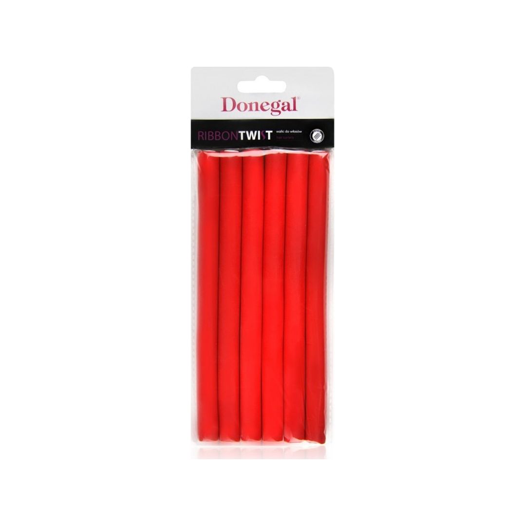 Donegal | Hair Rollers Ribbon Twist 1.3cm 6pcs | D5004
