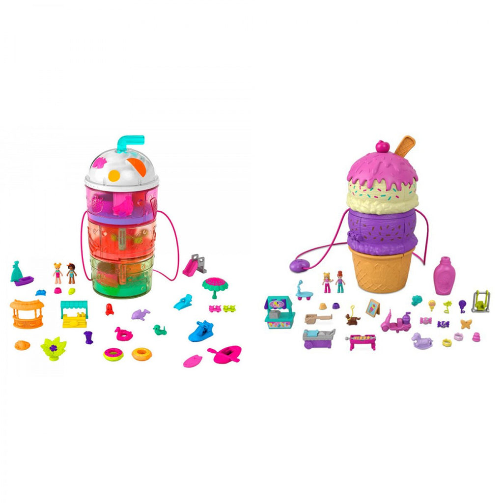 POLLY POCKET SPIN AND REVEAL ΣΕΤ 2 ΣΧΕΔΙΑ (HBF14)