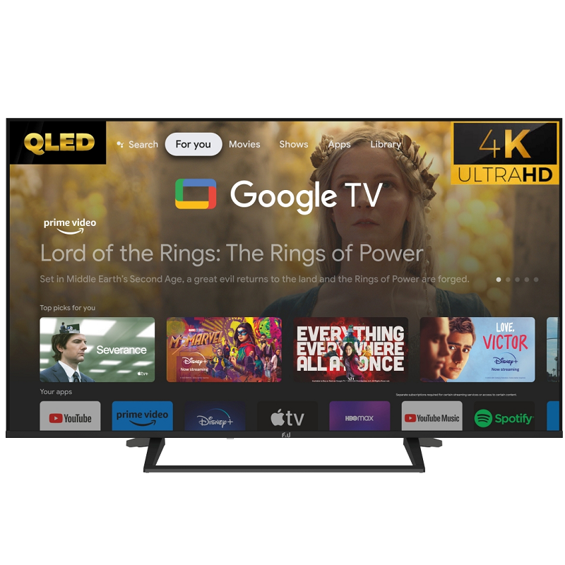 ΤΗΛΕΟΡΑΣΗ F&U QLED 55" Google TV 4k ULTRA HD FLG55145QL
