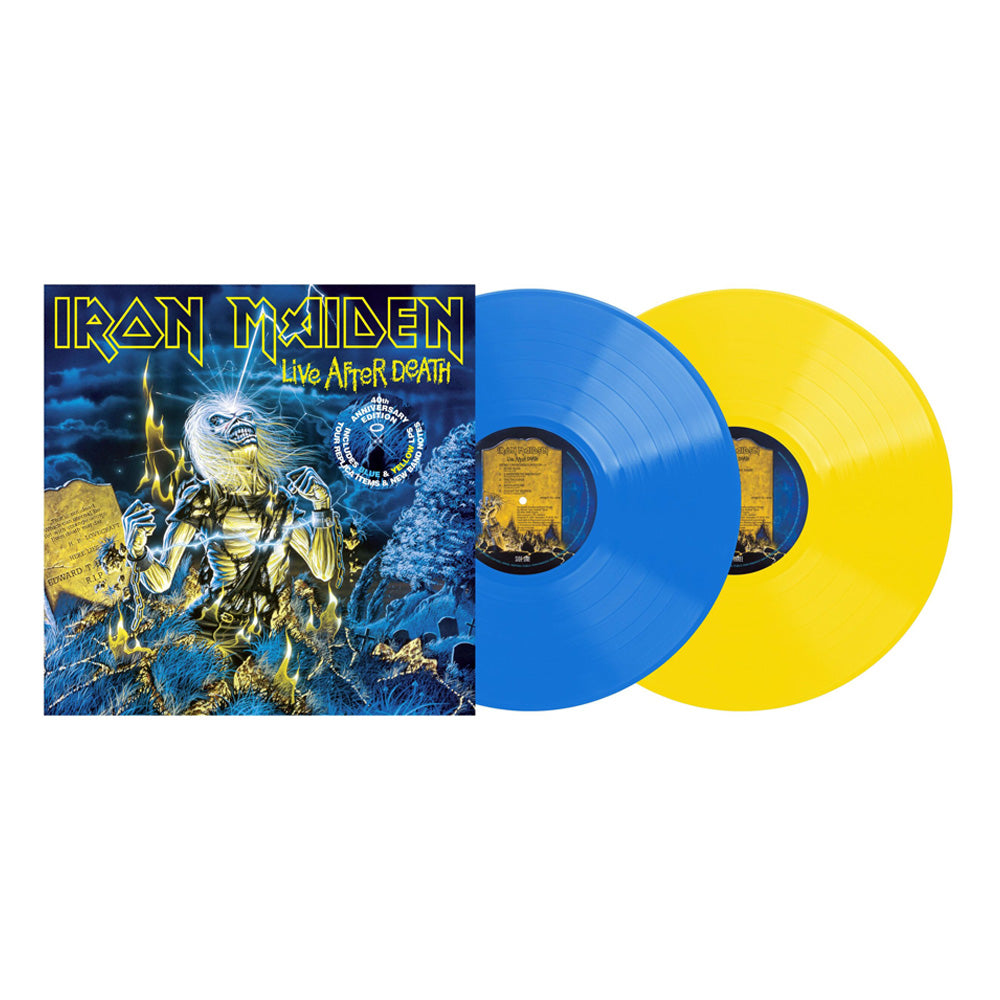 Live After Death (Blue & Yellow Vinyl)