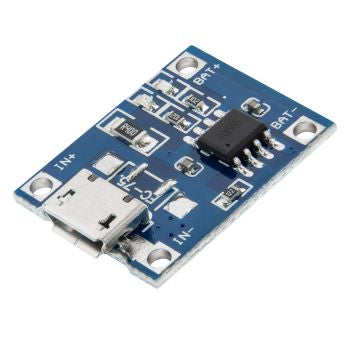 MODULE ΦΟΡΤΙΣΗΣ ΜΠΑΤΑΡΙΑΣ ΛΙΘΙΟΥ 1A MICRO USB TP4056