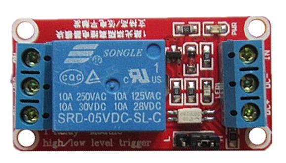 ΡΕΛΕ 5V DC 1 ΕΠΑΦH 10A ΣΕ ΠΛΑΚΕΤΑΚΙ